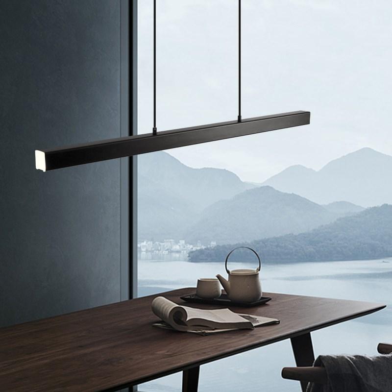Industrial LED Pendant Lamp | Modern Metal & Acrylic Hanging Light | Integrated SMD LED | Adjustable Height | Indoor Ceiling Lighting