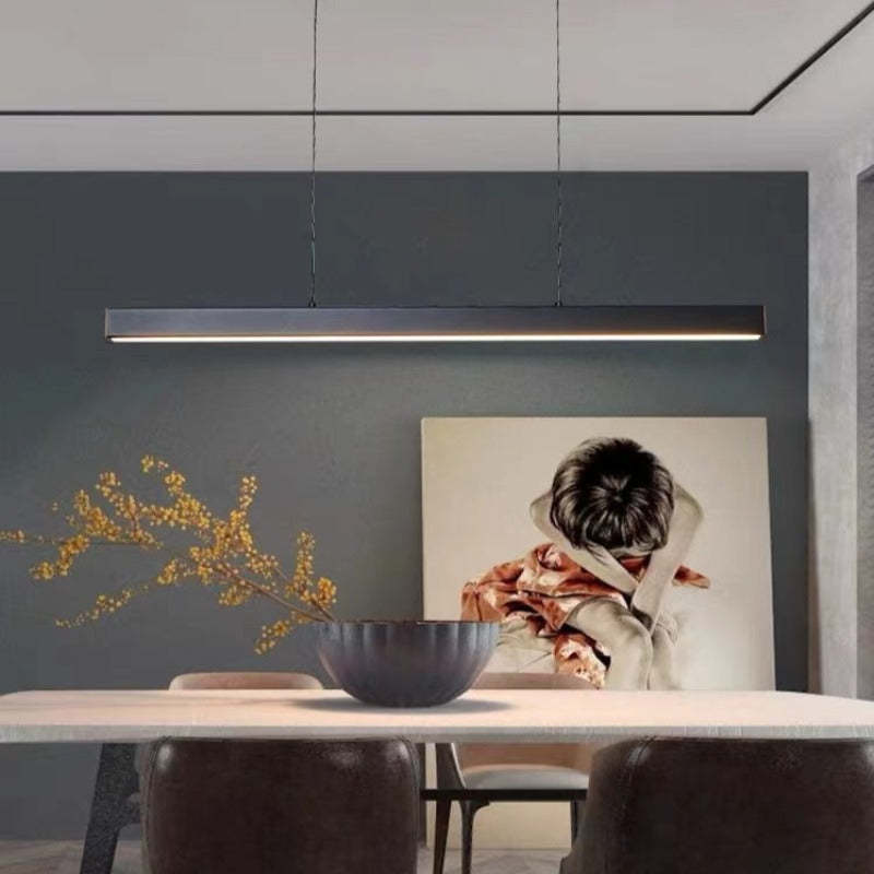 Industrial LED Pendant Lamp | Modern Metal & Acrylic Hanging Light | Integrated SMD LED | Adjustable Height | Indoor Ceiling Lighting