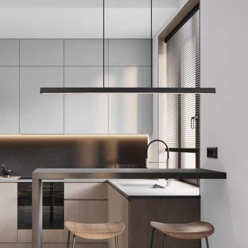 Industrial LED Pendant Lamp | Modern Metal & Acrylic Hanging Light | Integrated SMD LED | Adjustable Height | Indoor Ceiling Lighting