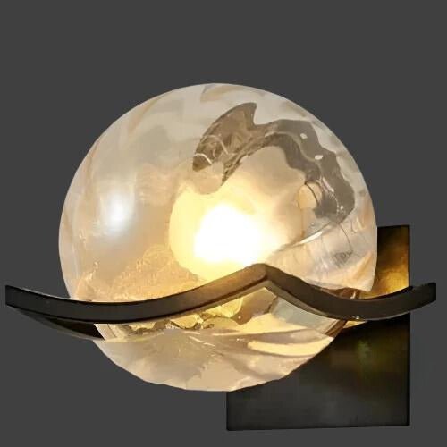 Modern Glass LED Wall Lamp for Indoor Use | Elegant Ambient Wall Sconce | 15cm Compact Design | Energy Efficient Lighting
