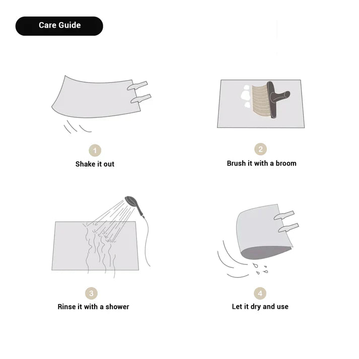 Arketa Halo | Washable Half-Circle Rug