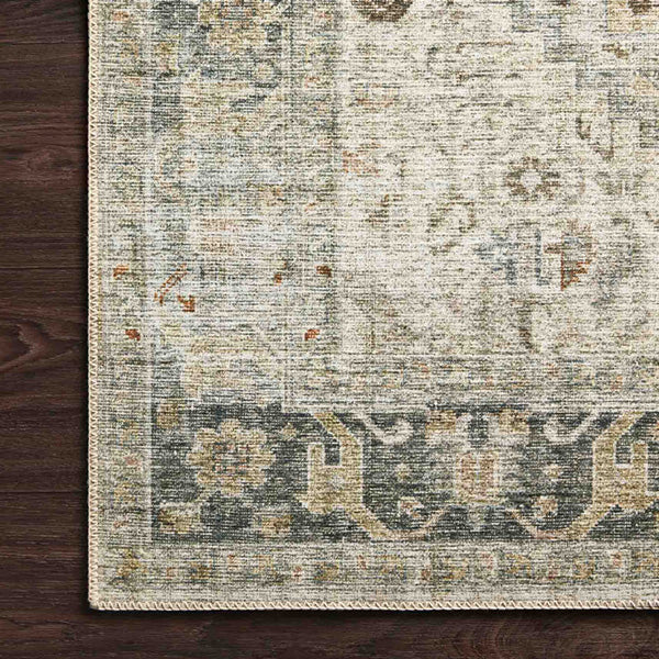 Arvanda Sand | Beige Vintage Rug for Living Room Made from Easy-Care Fabric
