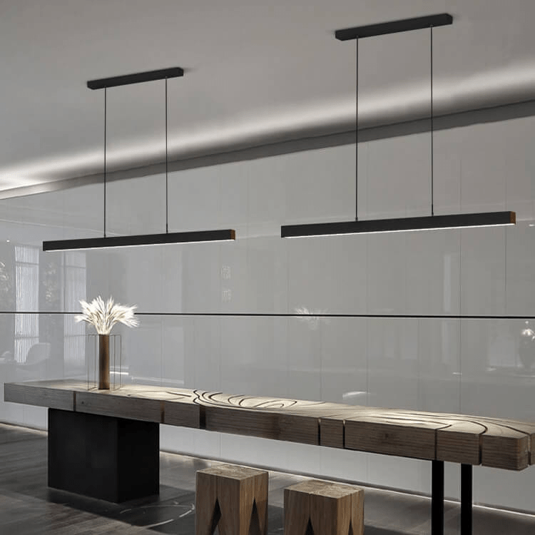 Scandinavian Pendant Light for Kitchen Table & Island | Minimalist Matte Design | Warm White LED 3000K | Adjustable Hanging Cables