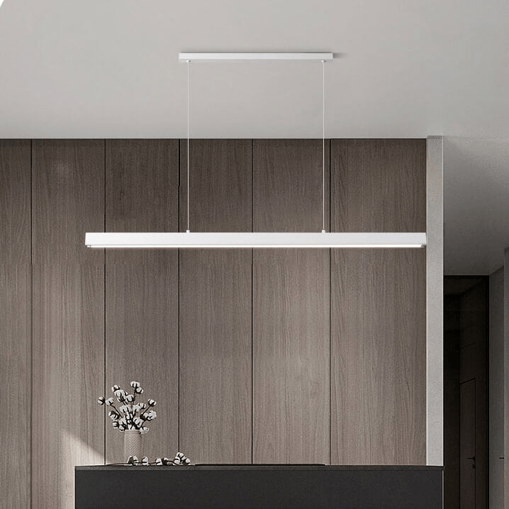 Scandinavian Pendant Light for Kitchen Table & Island | Minimalist Matte Design | Warm White LED 3000K | Adjustable Hanging Cables