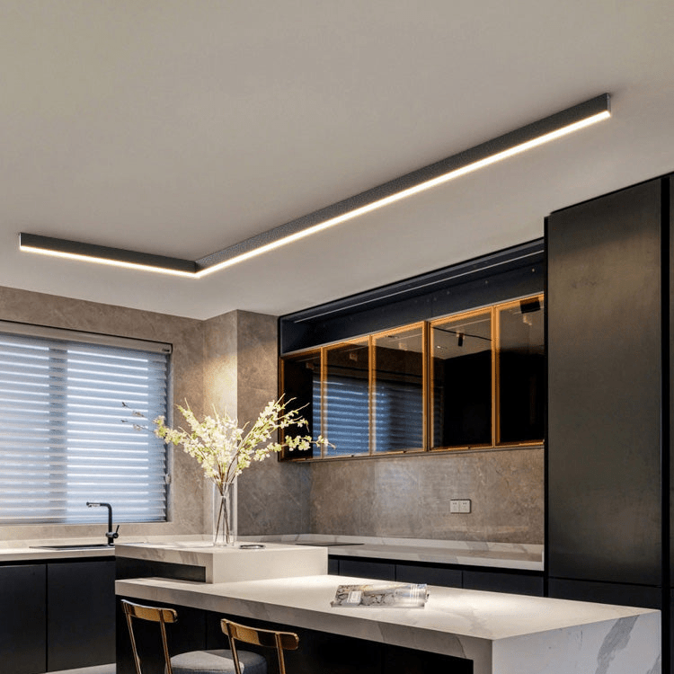 Scandinavian LED Ceiling Lamp | Modern Aluminum Light | Indoor