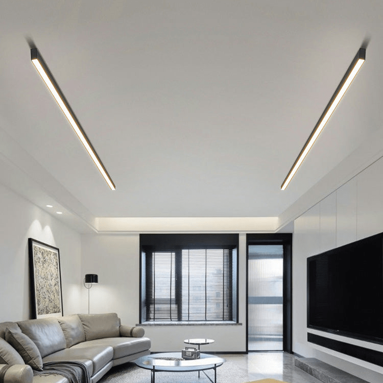 Scandinavian LED Ceiling Lamp | Modern Aluminum Light | Indoor