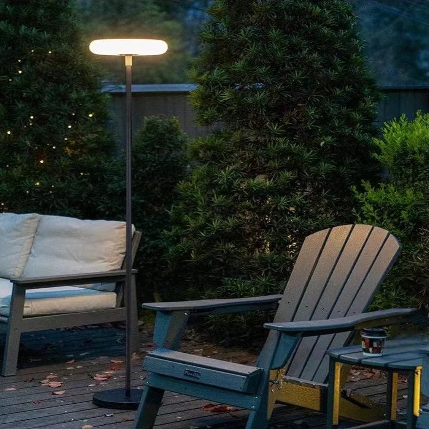 Solar Outdoor Garden Light for Pathway & Yard | Modern Metal Acrylic Post Lamp | E27 LED | IP65 Waterproof | 172cm