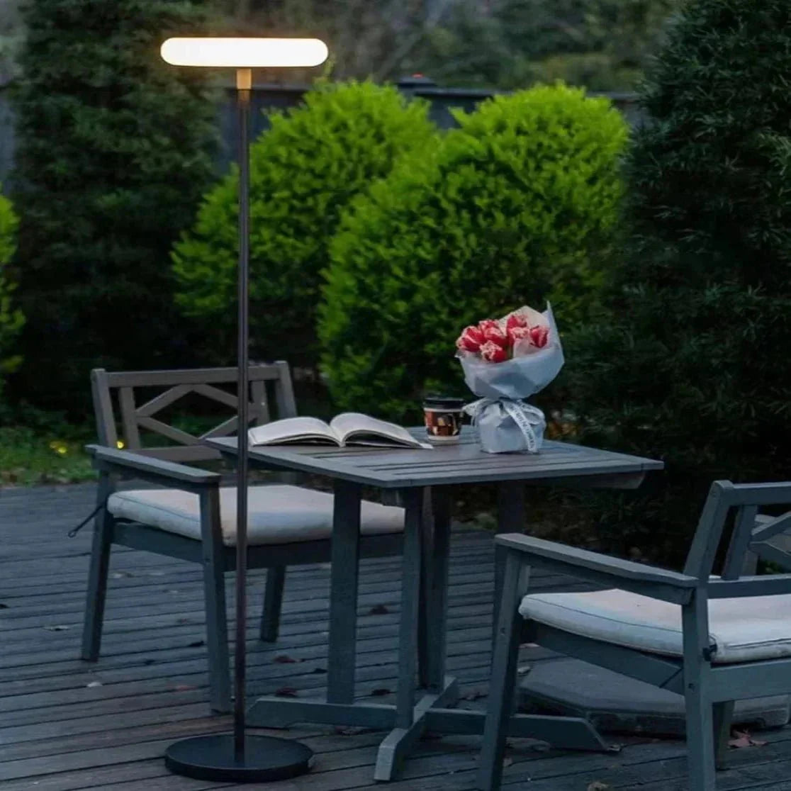 Solar Outdoor Garden Light for Pathway & Yard | Modern Metal Acrylic Post Lamp | E27 LED | IP65 Waterproof | 172cm