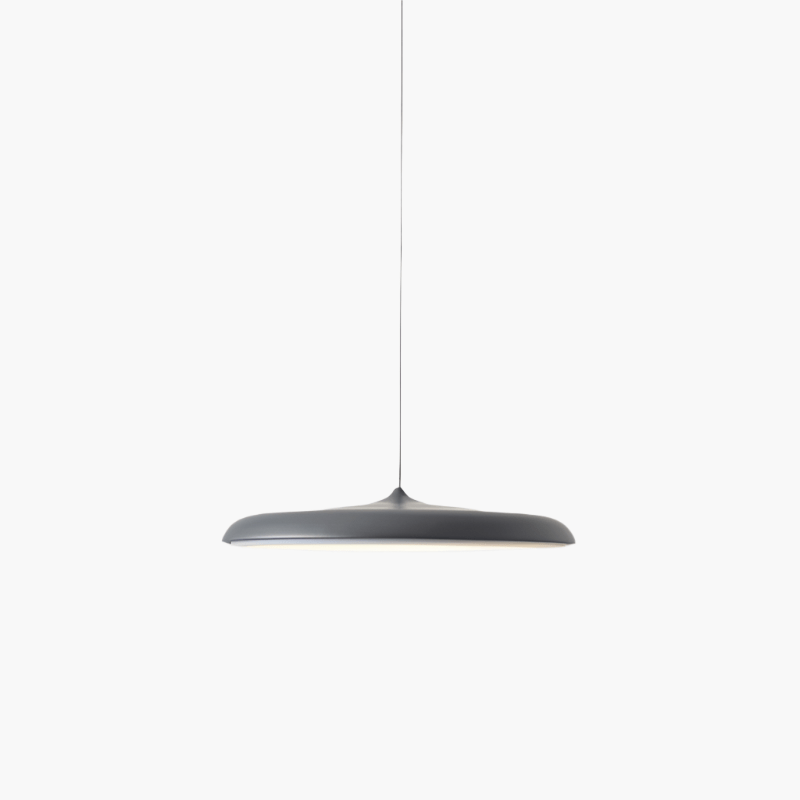 Scandinavian Disc Pendant Lamp for Dining Room & Kitchen | Minimalist Floating LED Light | Metal & Acrylic | 25–40cm