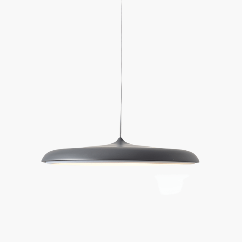 Scandinavian Disc Pendant Lamp for Dining Room & Kitchen | Minimalist Floating LED Light | Metal & Acrylic | 25–40cm