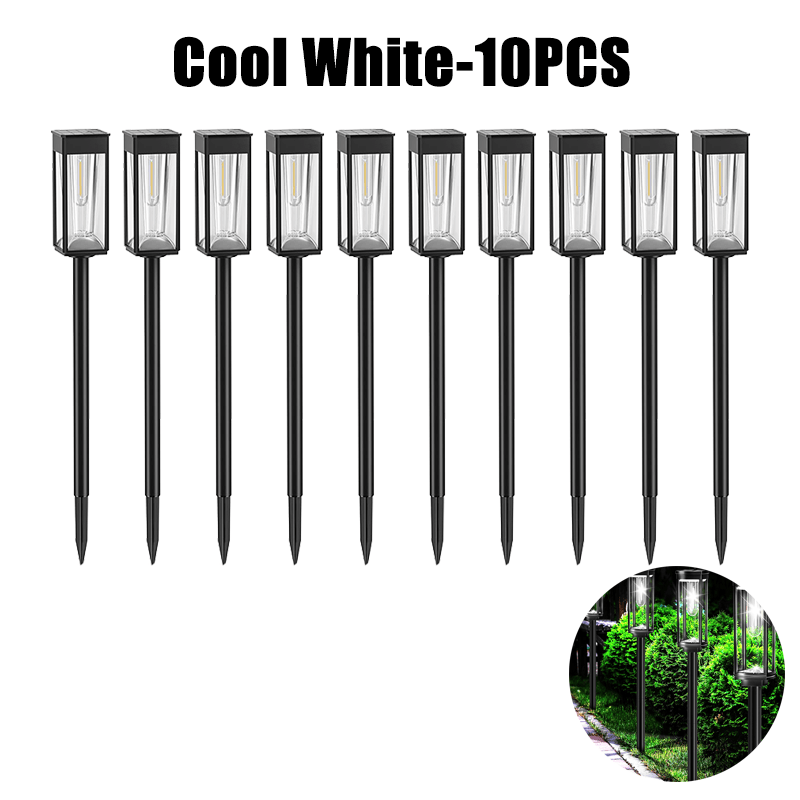 Solar Lanterns Outdoor LED Lighting | Eco-Friendly Garden & Pathway Lights | Aluminum & Plastic | Compact 19cm Design