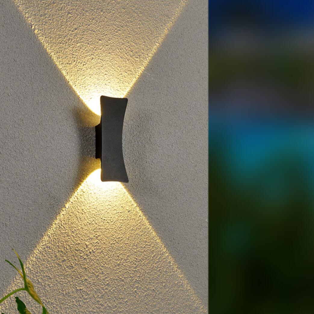 Sunset Outdoor Wall Lamp LED Wall Light | IP65 Waterproof | Aluminum & Acrylic | Warm White Modern Exterior Lighting