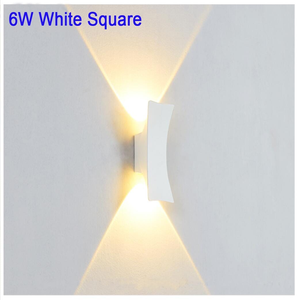 Sunset Outdoor Wall Lamp LED Wall Light | IP65 Waterproof | Aluminum & Acrylic | Warm White Modern Exterior Lighting