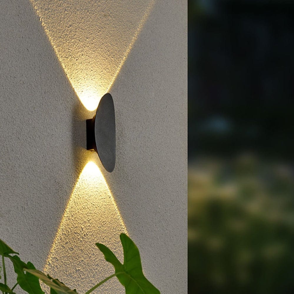 Sunset Outdoor Wall Lamp LED Wall Light | IP65 Waterproof | Aluminum & Acrylic | Warm White Modern Exterior Lighting