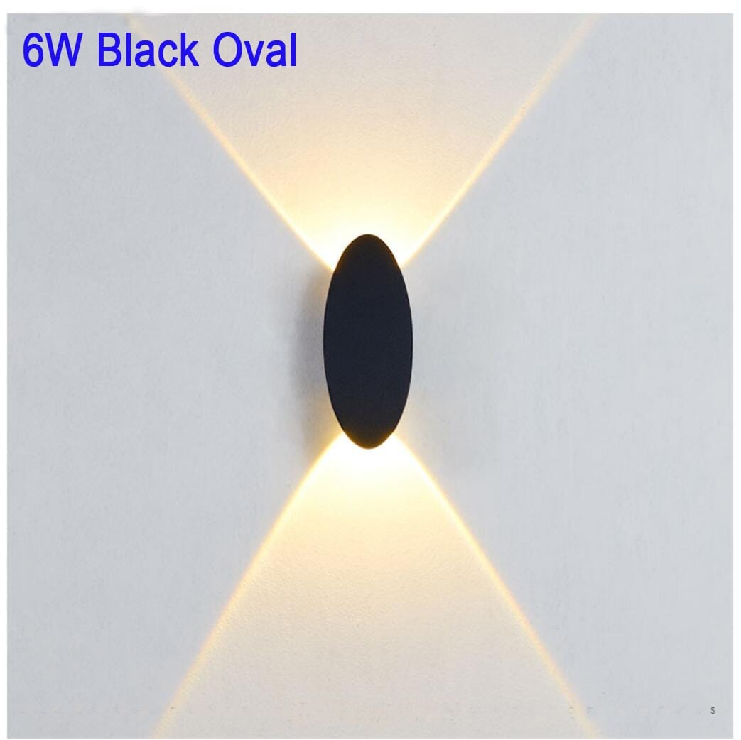 Sunset Outdoor Wall Lamp LED Wall Light | IP65 Waterproof | Aluminum & Acrylic | Warm White Modern Exterior Lighting