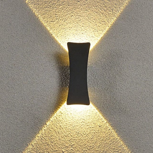 Sunset Outdoor Wall Lamp LED Wall Light | IP65 Waterproof | Aluminum & Acrylic | Warm White Modern Exterior Lighting