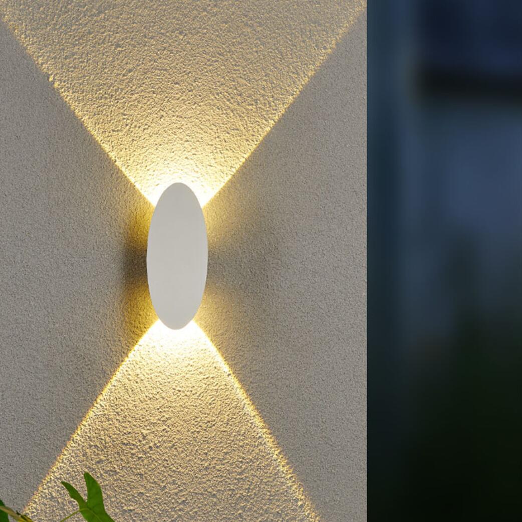 Sunset Outdoor Wall Lamp LED Wall Light | IP65 Waterproof | Aluminum & Acrylic | Warm White Modern Exterior Lighting