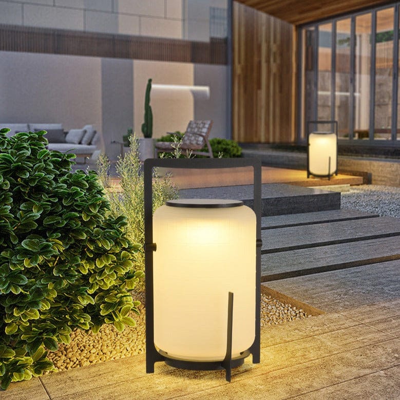 Terrace Solar Lamp Outdoor LED Garden Light | Stainless Steel & Glass | IP65 Waterproof | E27 Solar Pathway & Patio Lighting