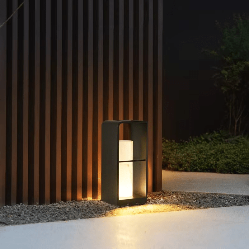 Solar Garden Lamp Outdoor LED Lighting | IP65 Waterproof | Stainless Steel & Resin | Warm White 3000K Patio & Garden Lighting