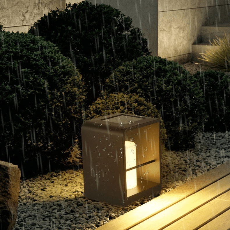 Solar Garden Lamp Outdoor LED Lighting | IP65 Waterproof | Stainless Steel & Resin | Warm White 3000K Patio & Garden Lighting