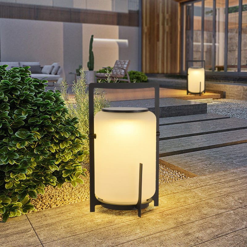Terrace Solar Lamp Outdoor LED Garden Light | Stainless Steel & Glass | IP65 Waterproof | E27 Solar Pathway & Patio Lighting