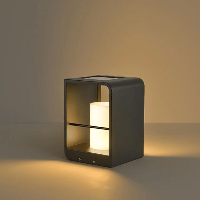 Solar Garden Lamp Outdoor LED Lighting | IP65 Waterproof | Stainless Steel & Resin | Warm White 3000K Patio & Garden Lighting