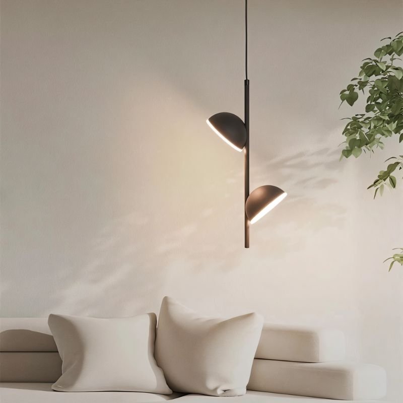 Tiraha Linear LED Pendant Light Modern Ceiling Lamp | Aluminum & Acrylic | Adjustable Hanging Cord | Minimalist Bar Lighting