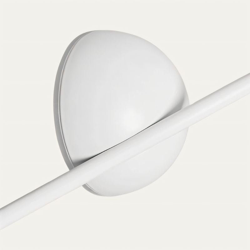Tiraha Linear LED Pendant Light Modern Ceiling Lamp | Aluminum & Acrylic | Adjustable Hanging Cord | Minimalist Bar Lighting