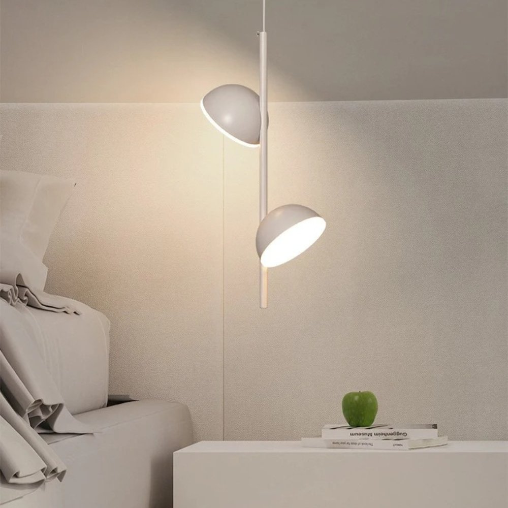 Tiraha Linear LED Pendant Light Modern Ceiling Lamp | Aluminum & Acrylic | Adjustable Hanging Cord | Minimalist Bar Lighting