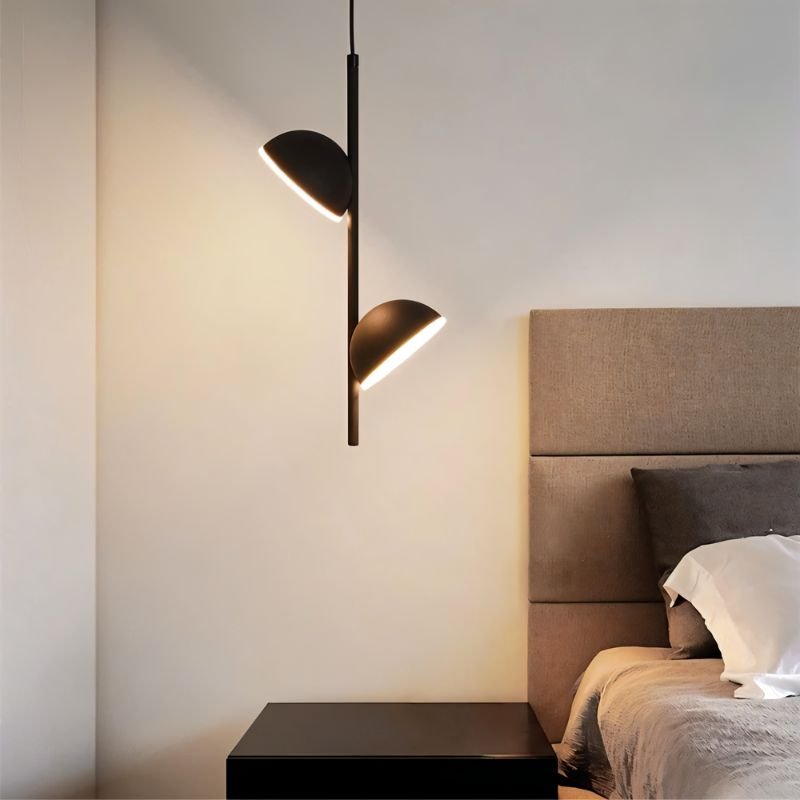 Tiraha Linear LED Pendant Light Modern Ceiling Lamp | Aluminum & Acrylic | Adjustable Hanging Cord | Minimalist Bar Lighting