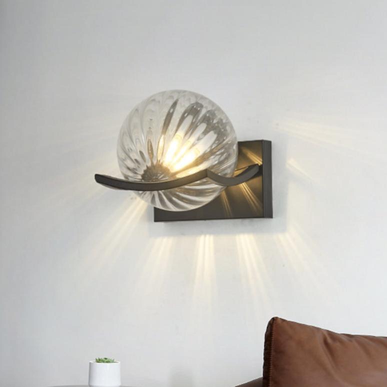 Modern Glass LED Wall Lamp for Indoor Use | Elegant Ambient Wall Sconce | 15cm Compact Design | Energy Efficient Lighting