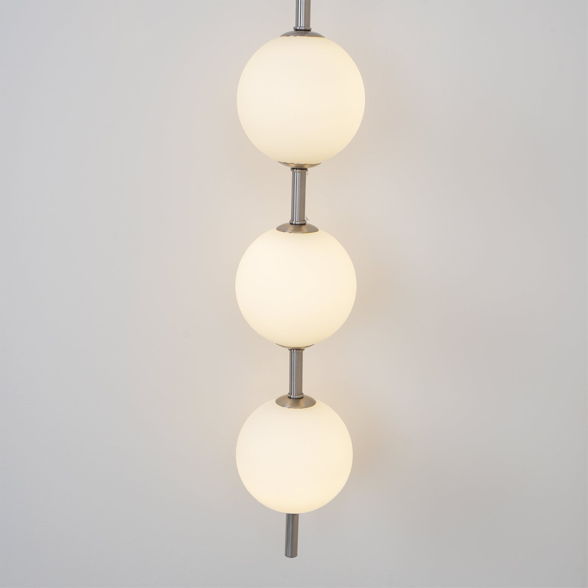 Vertical Globe Wall Lamp LED Sconce Light | Gold Finish Brass | Frosted Glass Orb | Modern Minimalist Wall Lighting 3000K–6000K