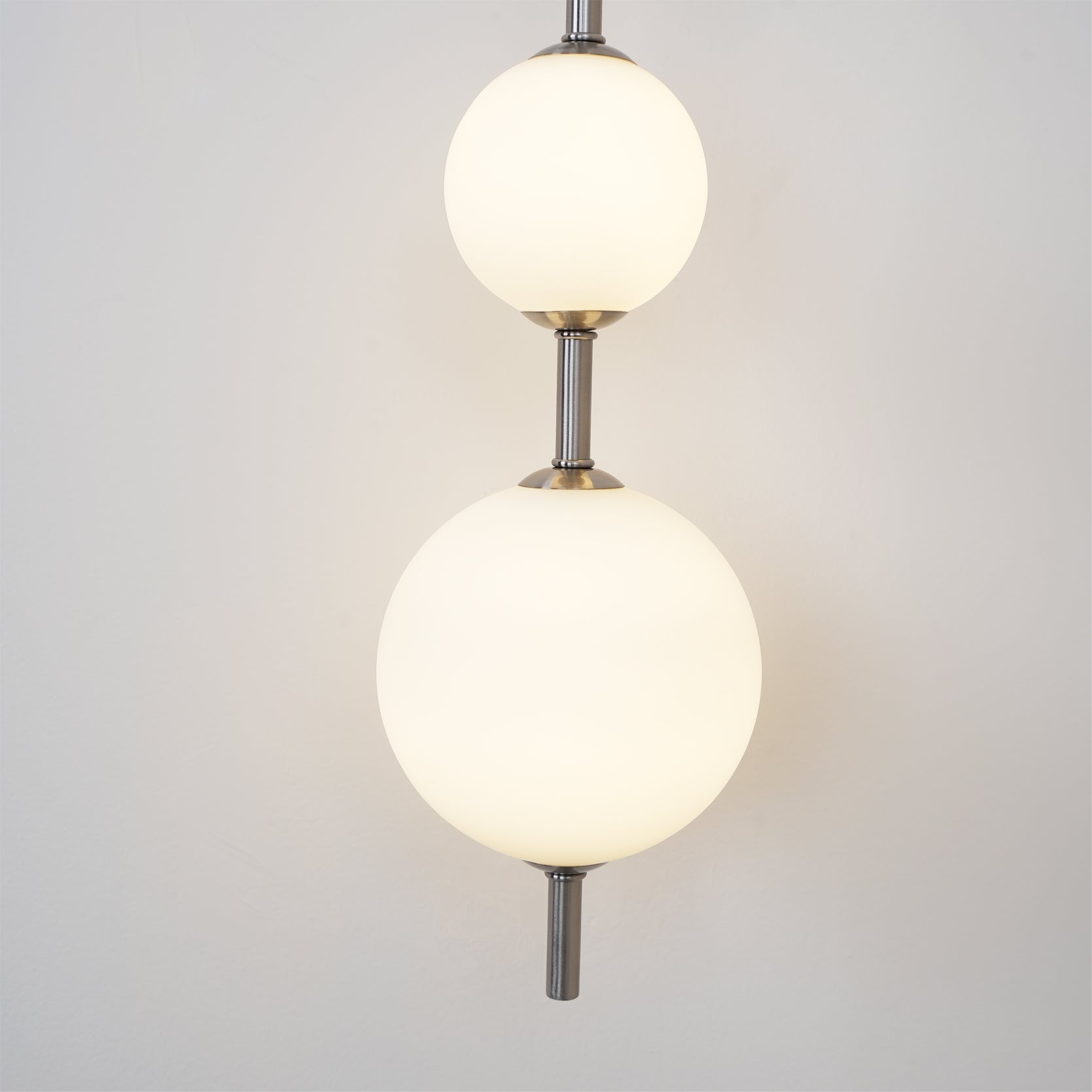 Vertical Globe Wall Lamp LED Sconce Light | Gold Finish Brass | Frosted Glass Orb | Modern Minimalist Wall Lighting 3000K–6000K