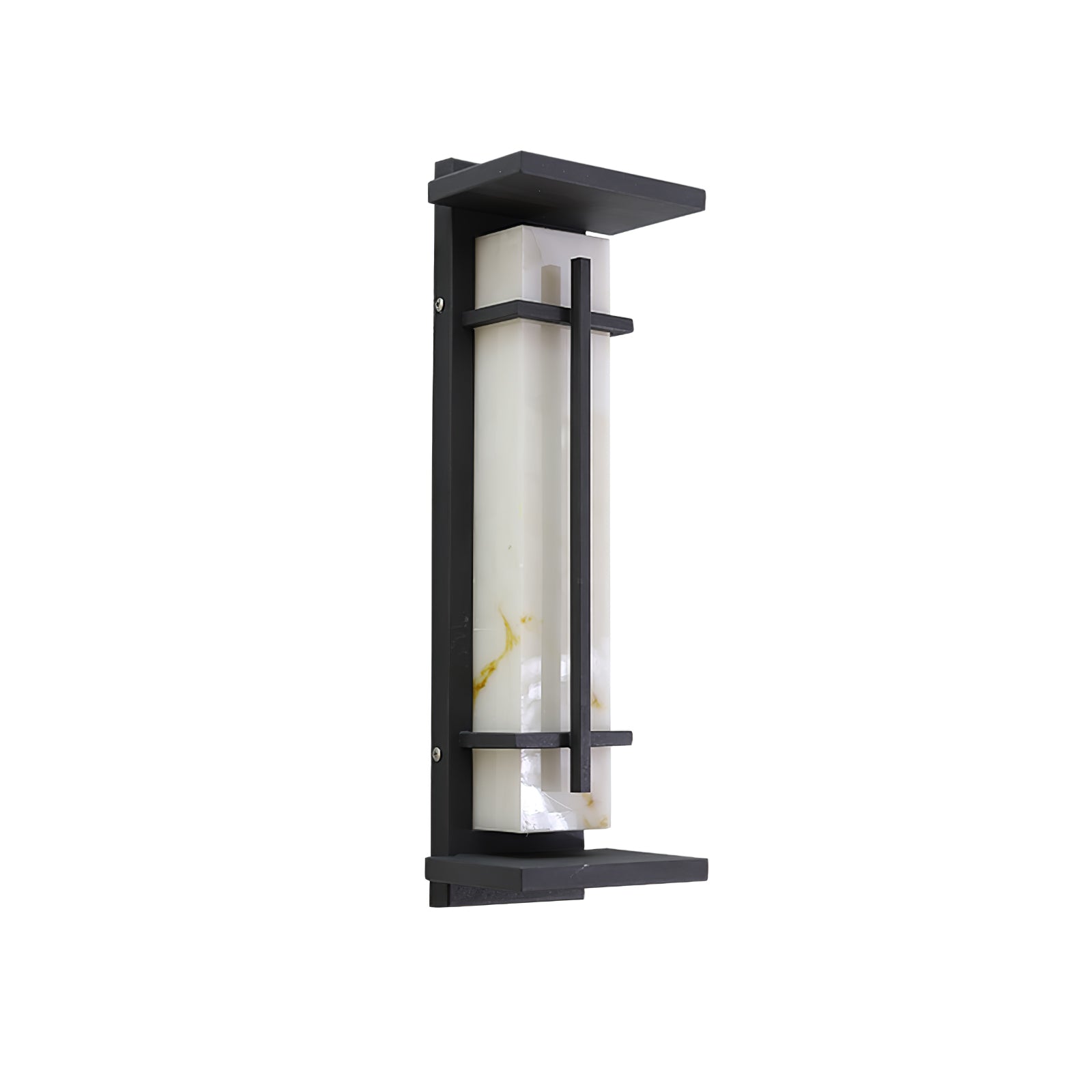 Square Outdoor Wall Light LED Waterproof Wall Sconce | Stainless Steel & Marble | IP65 Garden & Exterior Lighting | 3000K–6000K