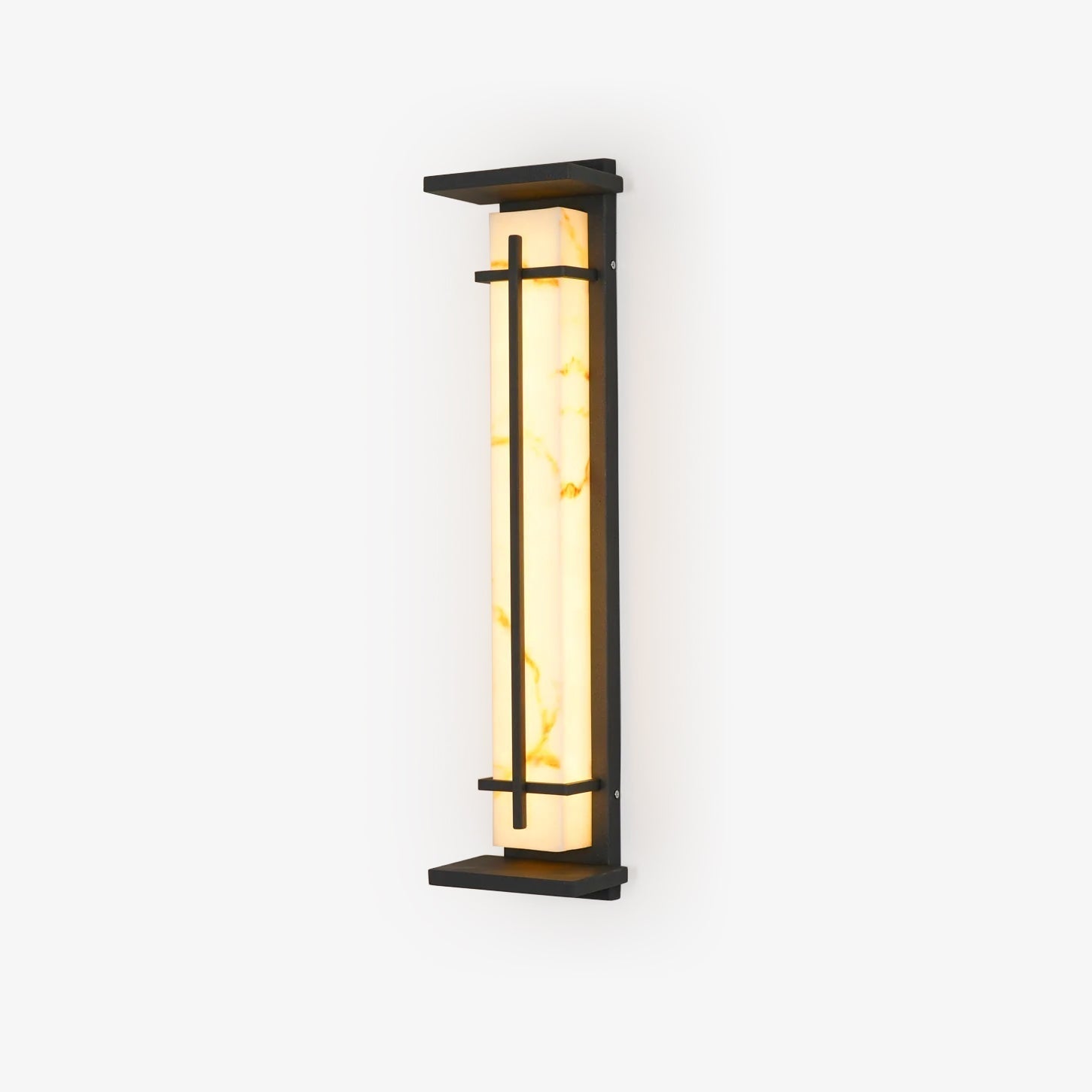 Square Outdoor Wall Light LED Waterproof Wall Sconce | Stainless Steel & Marble | IP65 Garden & Exterior Lighting | 3000K–6000K