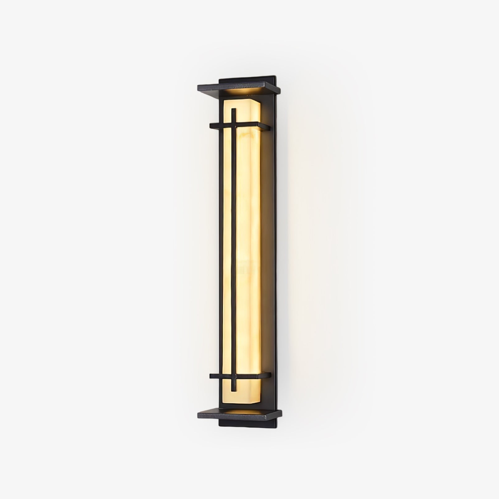 Square Outdoor Wall Light LED Waterproof Wall Sconce | Stainless Steel & Marble | IP65 Garden & Exterior Lighting | 3000K–6000K