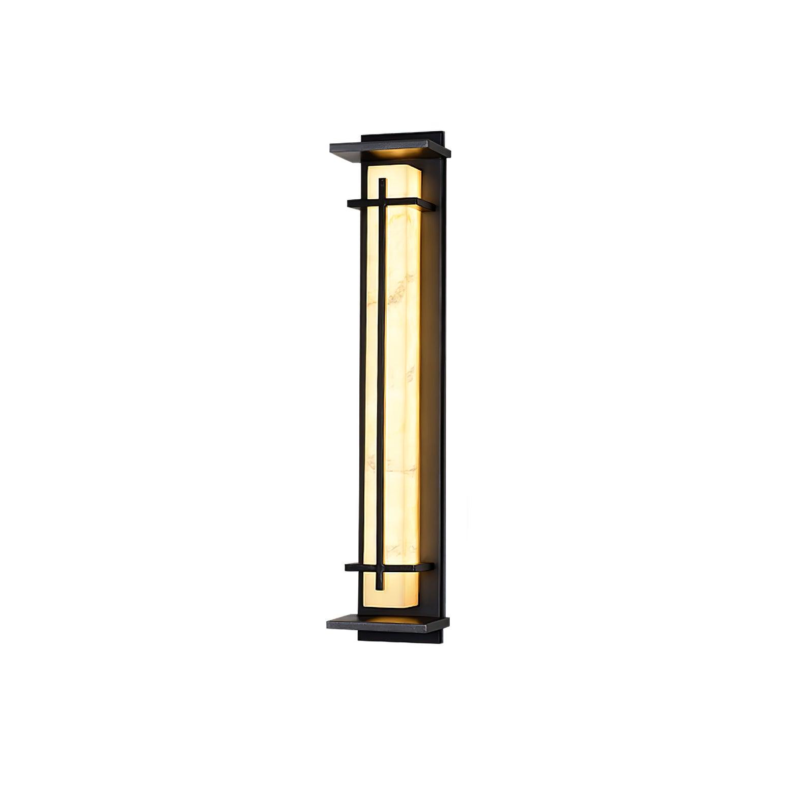 Square Outdoor Wall Light LED Waterproof Wall Sconce | Stainless Steel & Marble | IP65 Garden & Exterior Lighting | 3000K–6000K