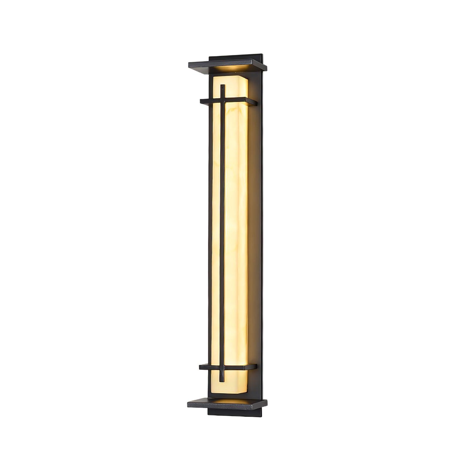Square Outdoor Wall Light LED Waterproof Wall Sconce | Stainless Steel & Marble | IP65 Garden & Exterior Lighting | 3000K–6000K