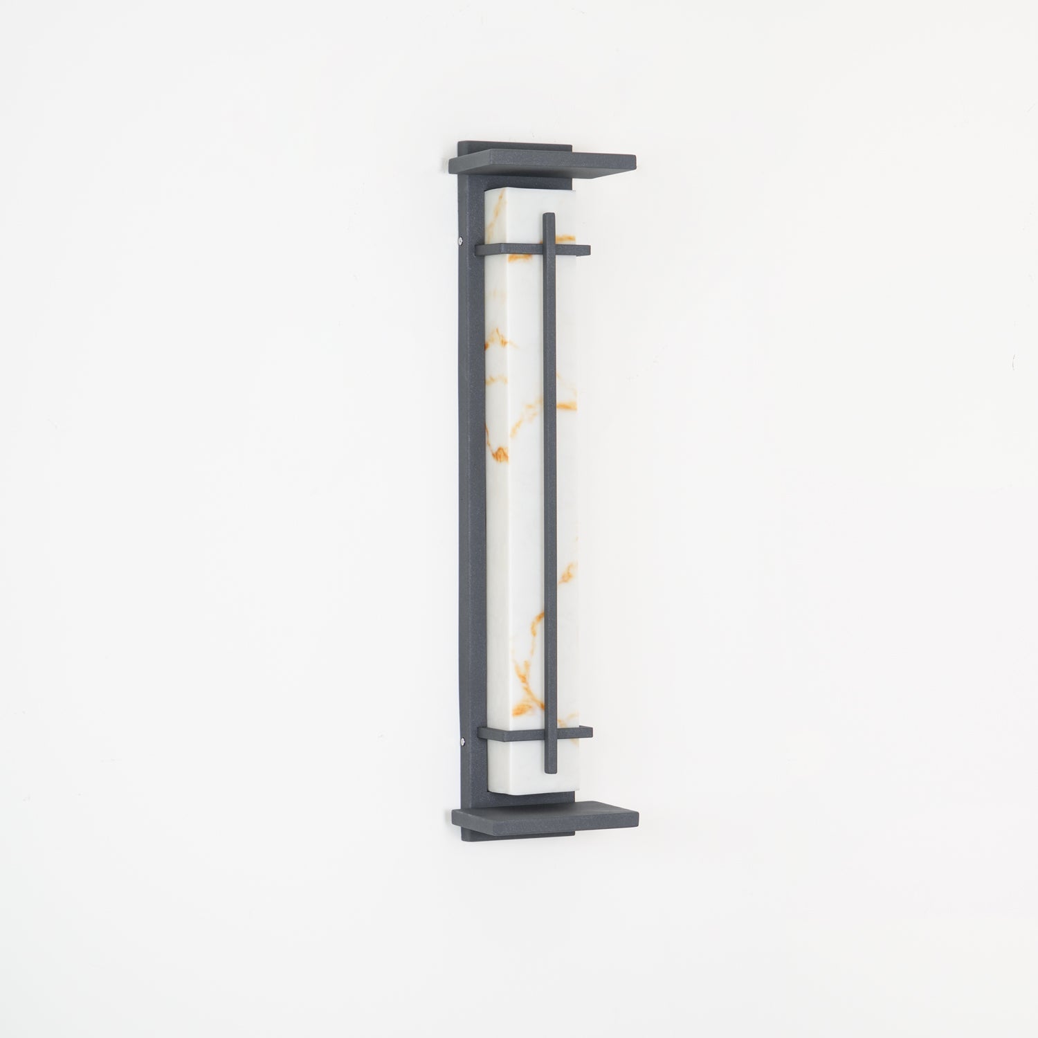 Square Outdoor Wall Light LED Waterproof Wall Sconce | Stainless Steel & Marble | IP65 Garden & Exterior Lighting | 3000K–6000K