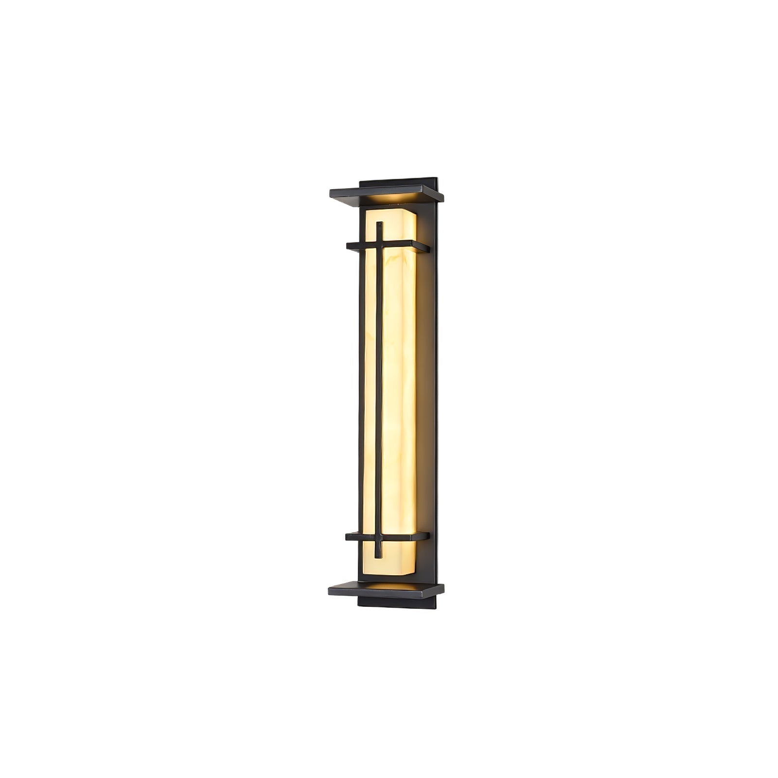 Square Outdoor Wall Light LED Waterproof Wall Sconce | Stainless Steel & Marble | IP65 Garden & Exterior Lighting | 3000K–6000K