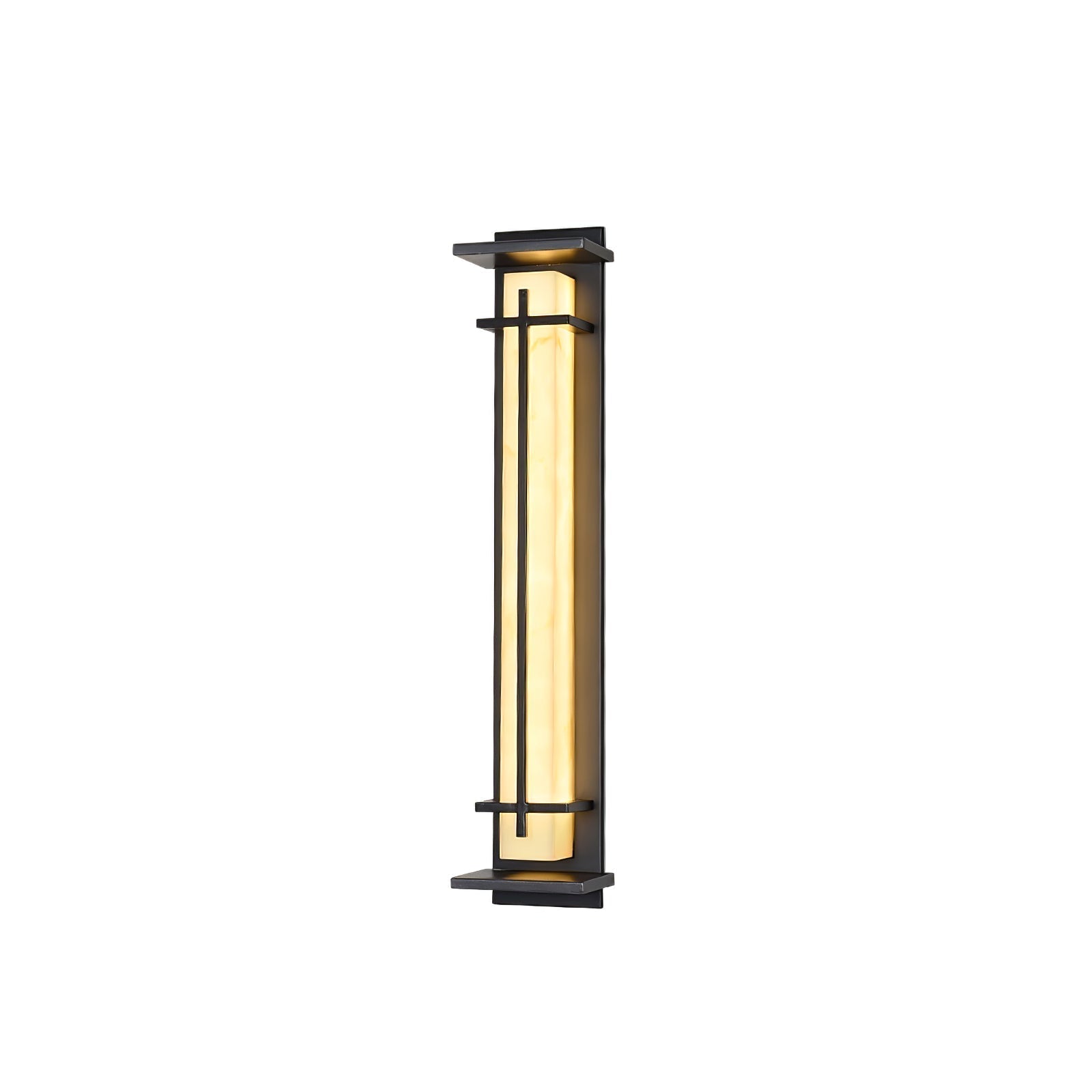 Square Outdoor Wall Light LED Waterproof Wall Sconce | Stainless Steel & Marble | IP65 Garden & Exterior Lighting | 3000K–6000K