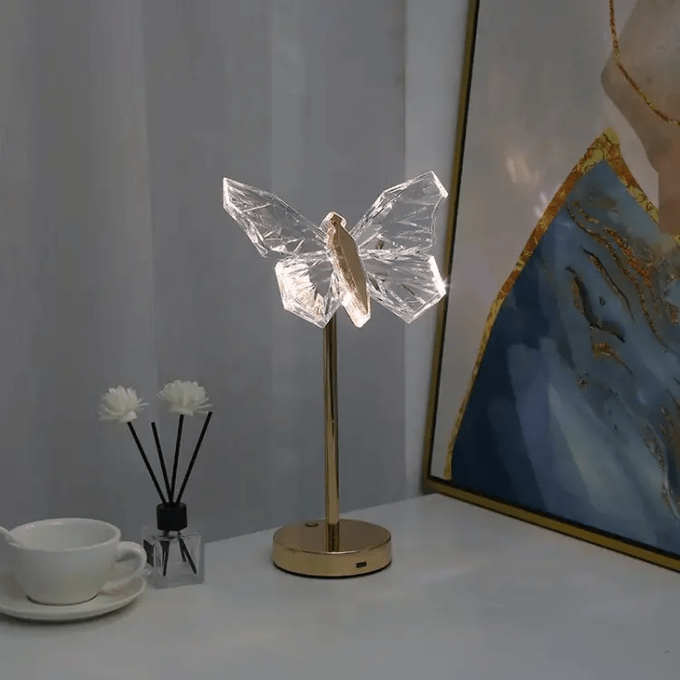 Butterfly Crystal Table Lamp