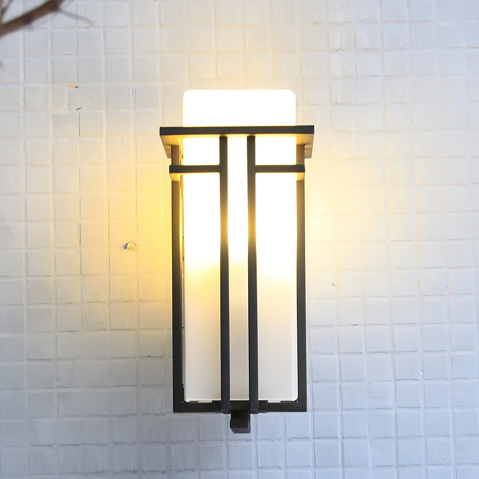 Outdoor Wall Lamp Linden Retro Design | IP65 Waterproof | Iron Glass | E26 E27 Compatible | Exterior Lighting for Entrance and Garden