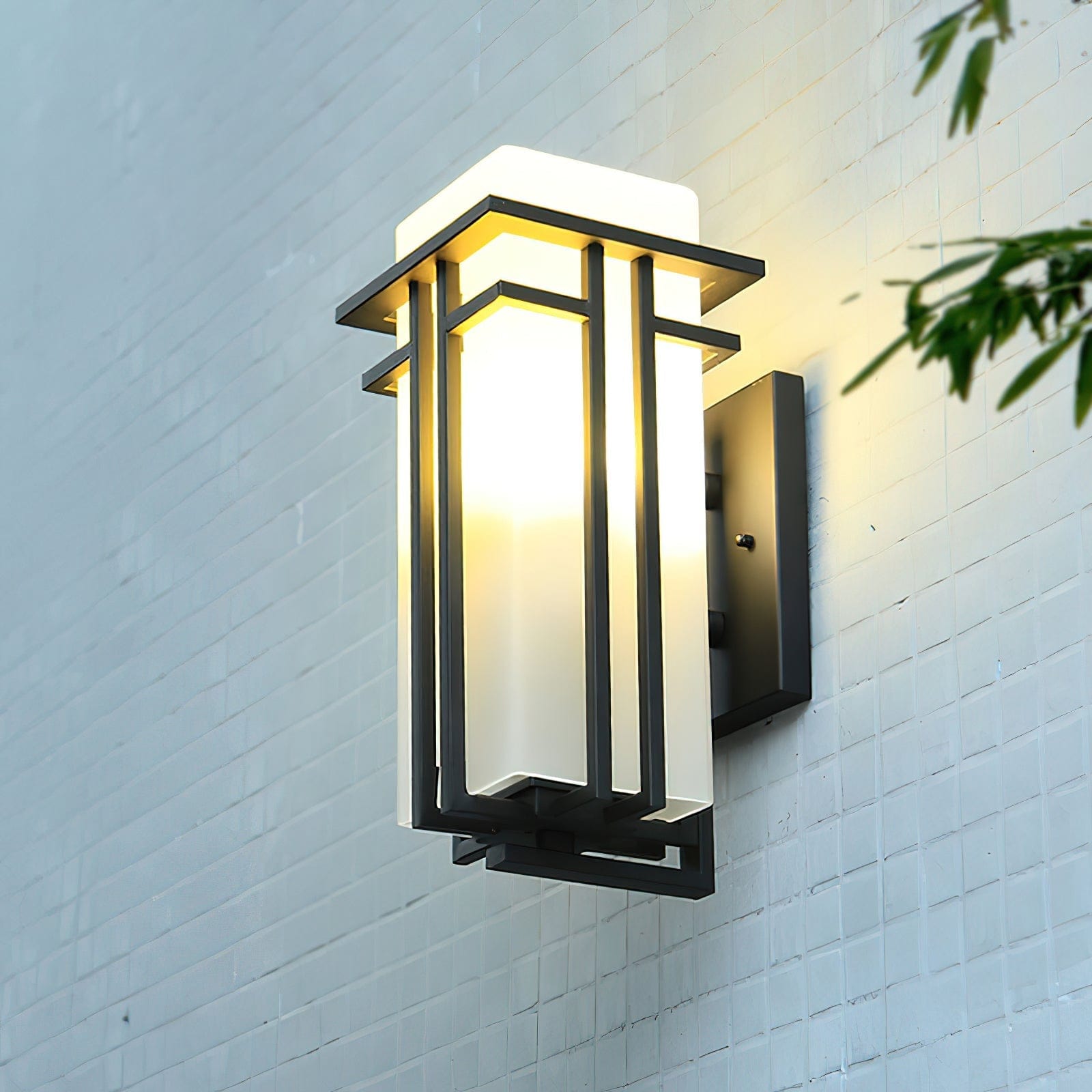 Outdoor Wall Lamp Linden Retro Design | IP65 Waterproof | Iron Glass | E26 E27 Compatible | Exterior Lighting for Entrance and Garden
