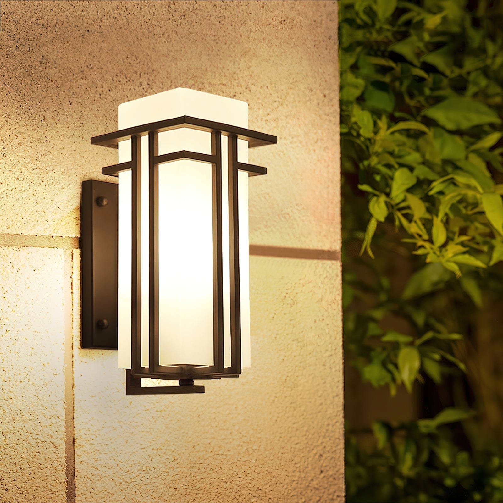 Outdoor Wall Lamp Linden Retro Design | IP65 Waterproof | Iron Glass | E26 E27 Compatible | Exterior Lighting for Entrance and Garden