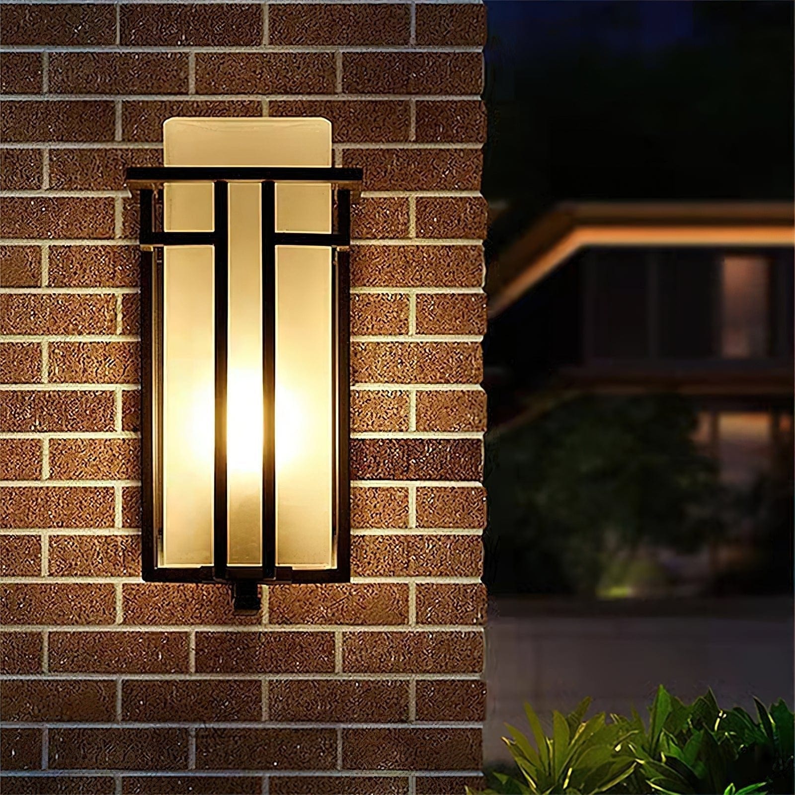 Outdoor Wall Lamp Linden Retro Design | IP65 Waterproof | Iron Glass | E26 E27 Compatible | Exterior Lighting for Entrance and Garden