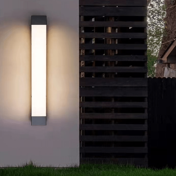 Linear LED Wall Lamp Outdoor Indoor | Up Down Light Effect | Modern Metal Acrylic | SMD LED Fixture | 45–90 cm Wall Lighting