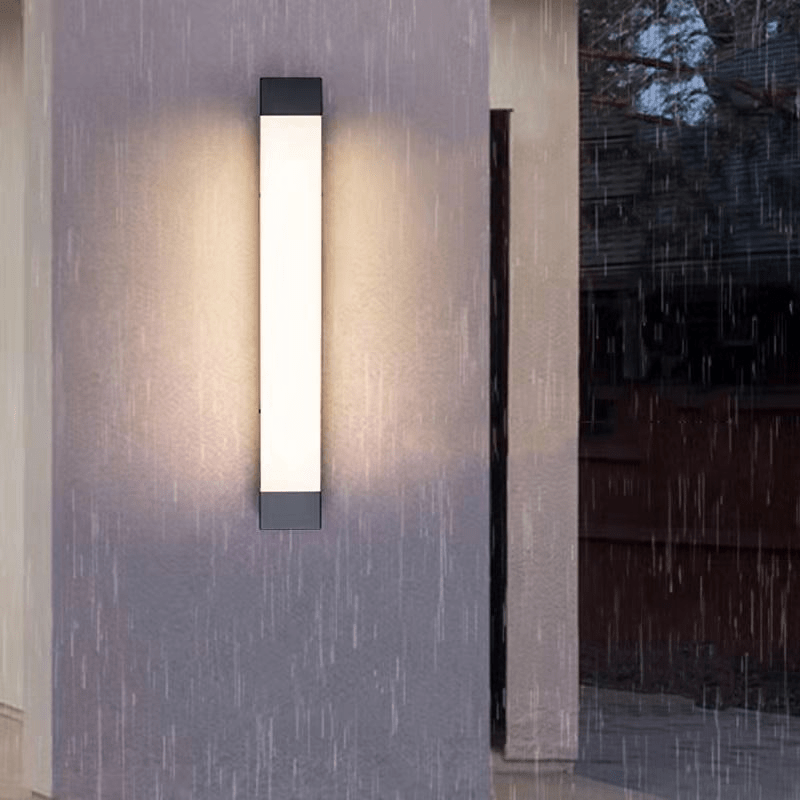 Linear LED Wall Lamp Outdoor Indoor | Up Down Light Effect | Modern Metal Acrylic | SMD LED Fixture | 45–90 cm Wall Lighting