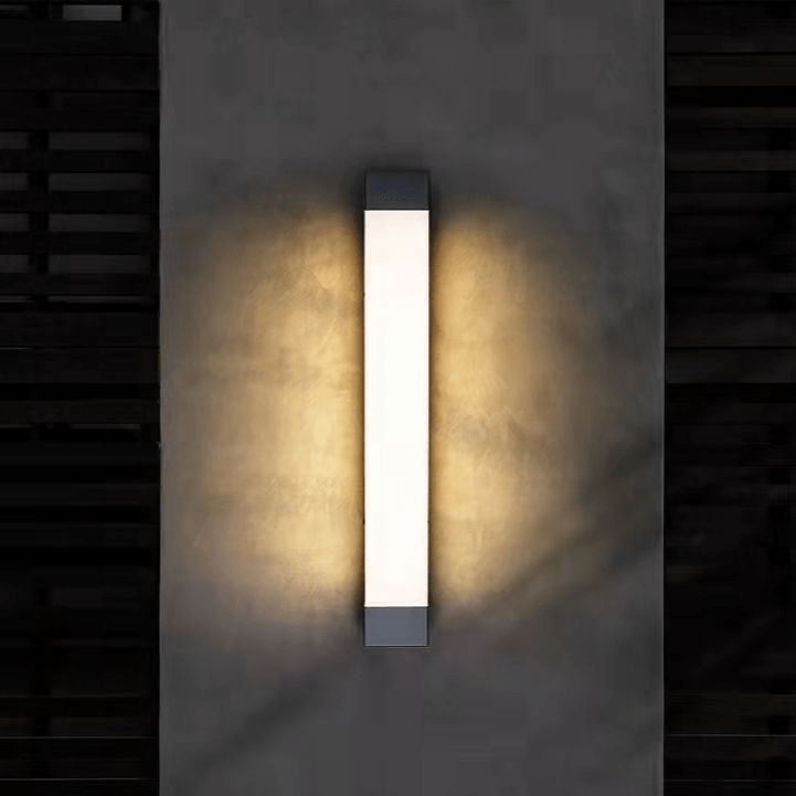 Linear LED Wall Lamp Outdoor Indoor | Up Down Light Effect | Modern Metal Acrylic | SMD LED Fixture | 45–90 cm Wall Lighting