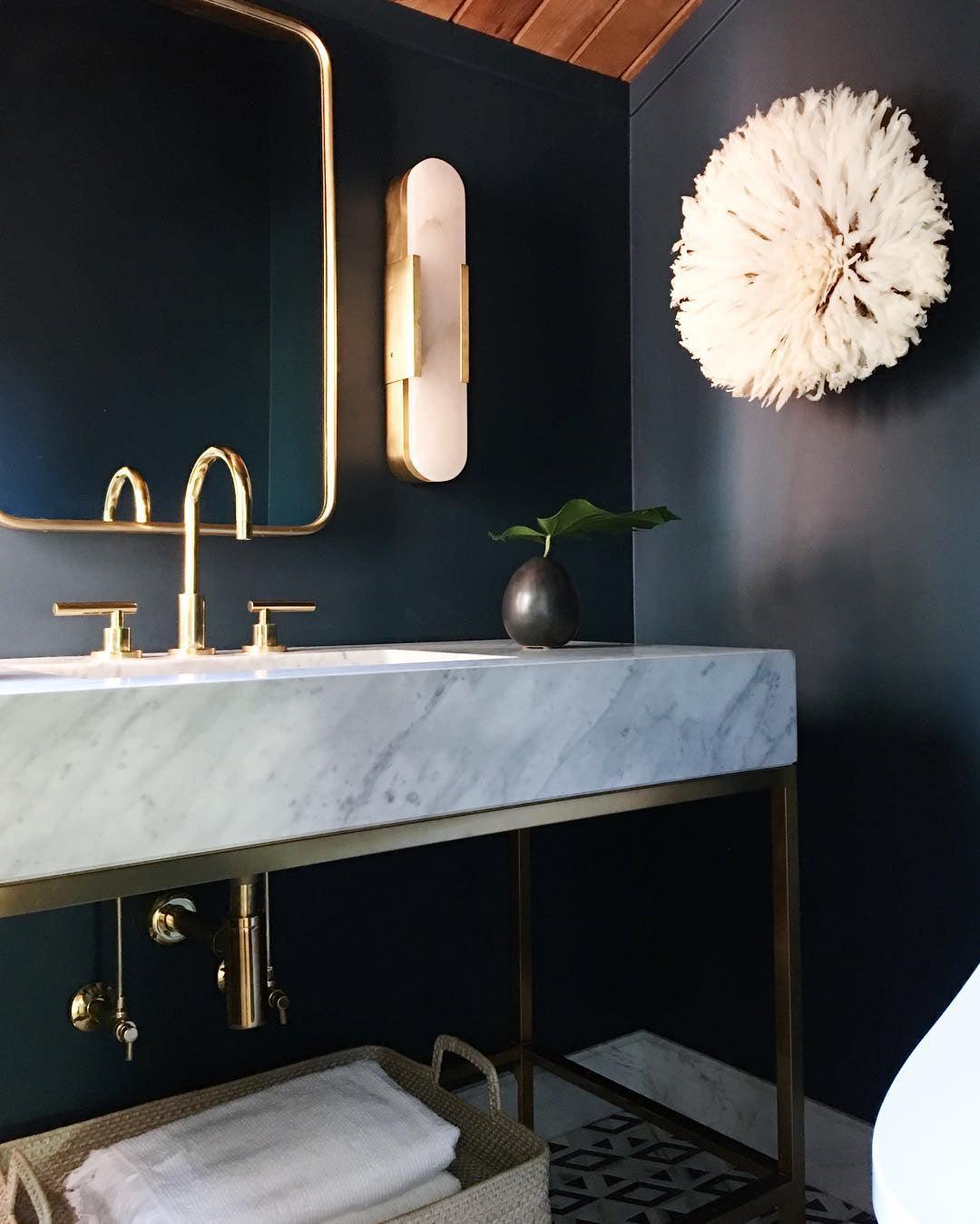 Elongated Alabaster Wall Lamp | Melange Brass & Stone Wall Light | G4 LED/Edison Fixture | Minimalist Luxury Lighting